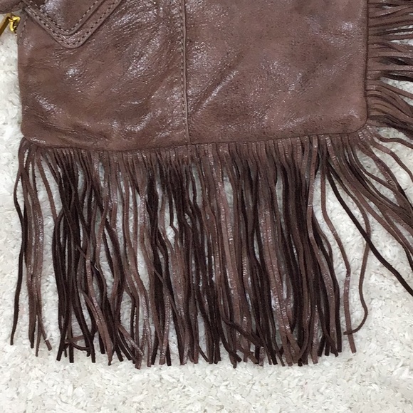 Hobo Sable leather full fringe wristlet - Picture 6 of 13